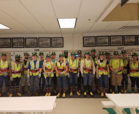 Prairie State Interns Tour Energy Campus