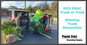 2021 PSGC Trunk or Treat Winning Trunk Decoration